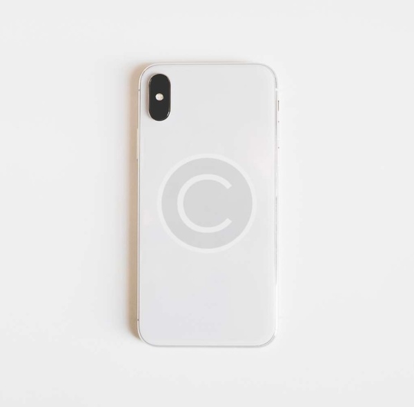 iPhone Hybrid Matte White Skin Cover